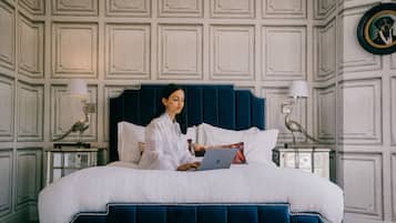 Individually decorated, individually furnished, desk, iron/ironing board