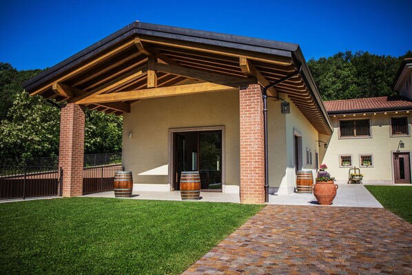 Façade de l’hébergement