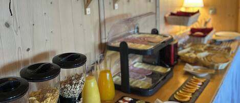 Daily buffet breakfast (EUR 10 per person)