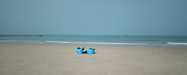 On the beach