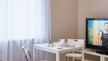 Lejlighed | Skrivebord, strygejern/strygebræt, gratis baby-/barnesenge, gratis Wi-Fi