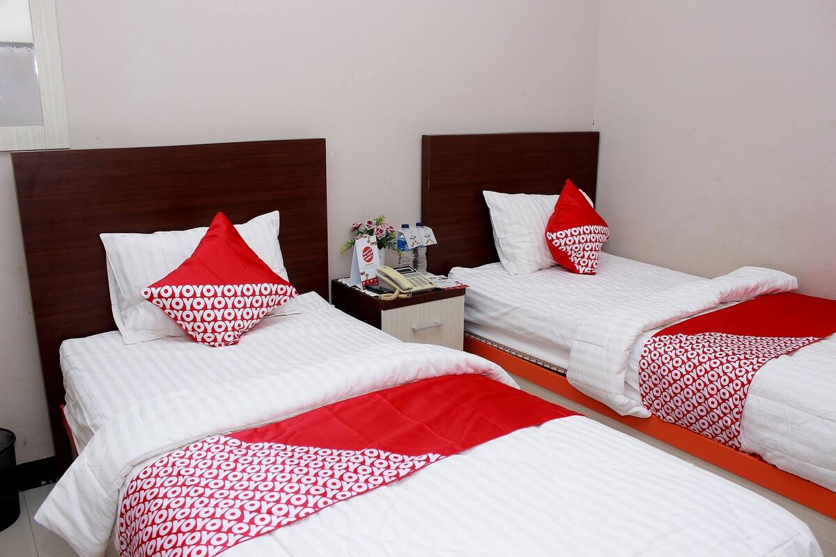 Chambre Standard avec lits jumeaux | Wi-Fi gratuit, draps fournis