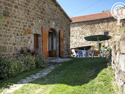 16th Century Cottage with Fireplace Near Burdignes