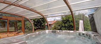 Cottage for 6 people with fireplace in Sauvain