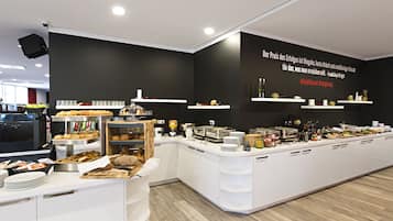 Daily buffet breakfast (EUR 18.9 per person)