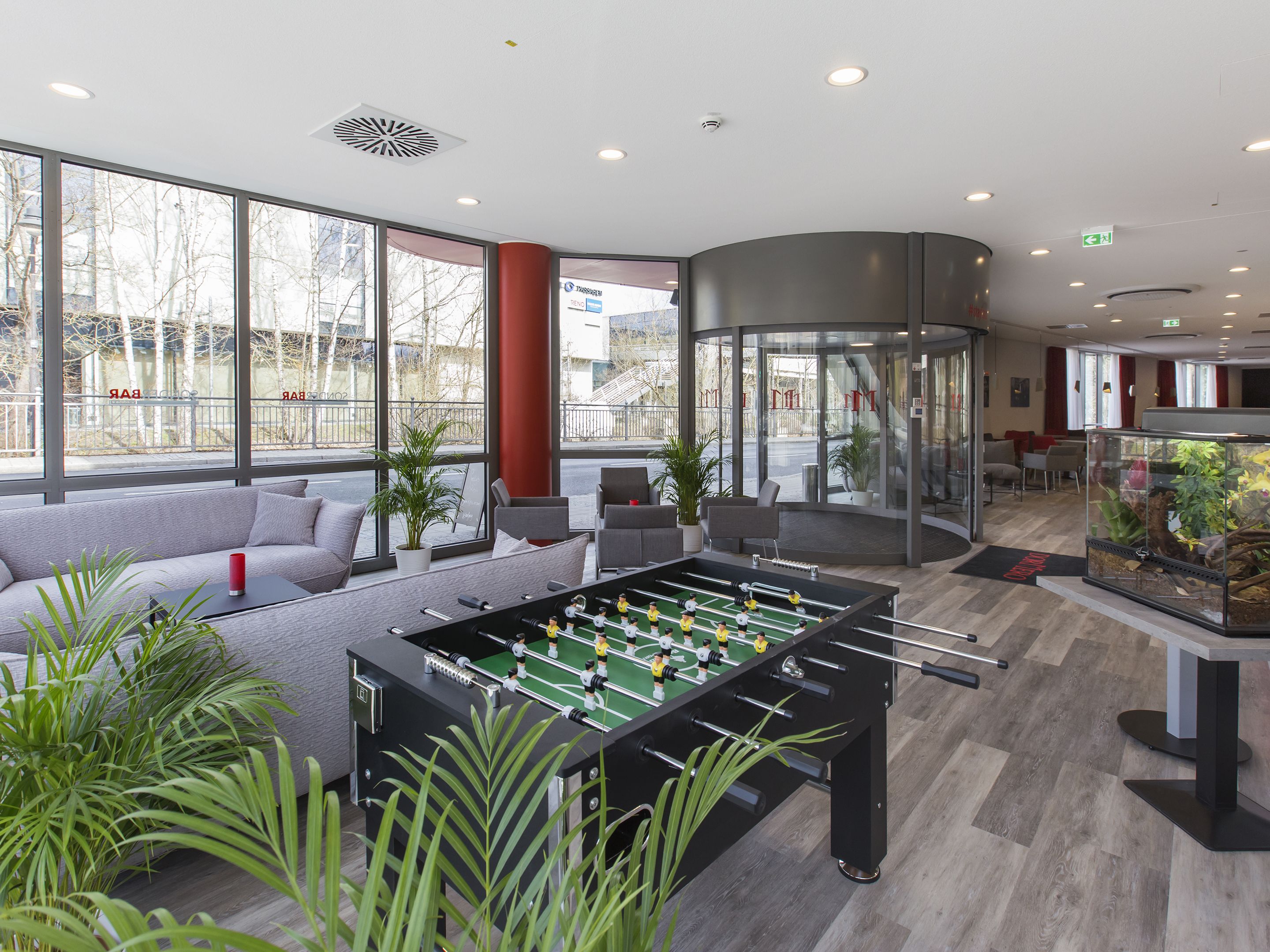 Sala de estar en el lobby