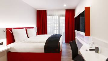 Deluxe-Zimmer (DORMERO) | Allergikerbettwaren, Minibar (mit einigen kostenlosen Artikeln)