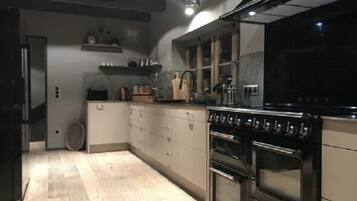 Exclusive Chalet | Private kitchen | Fridge, espresso maker, coffee/tea maker, electric kettle
