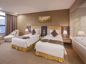 Skrivebord, gratis Wi-Fi, sengetøj