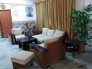 Sitteområde i lobbyen