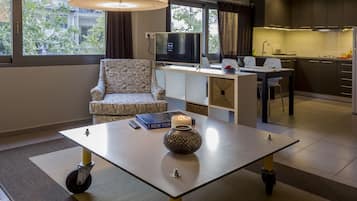公寓, 花園景 (S2) | 1 間睡房、高級寢具、獨特設計、手提電腦工作空間