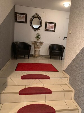Interior entrance