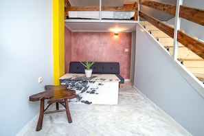 Departamento, 1 habitación | Área de sala de estar