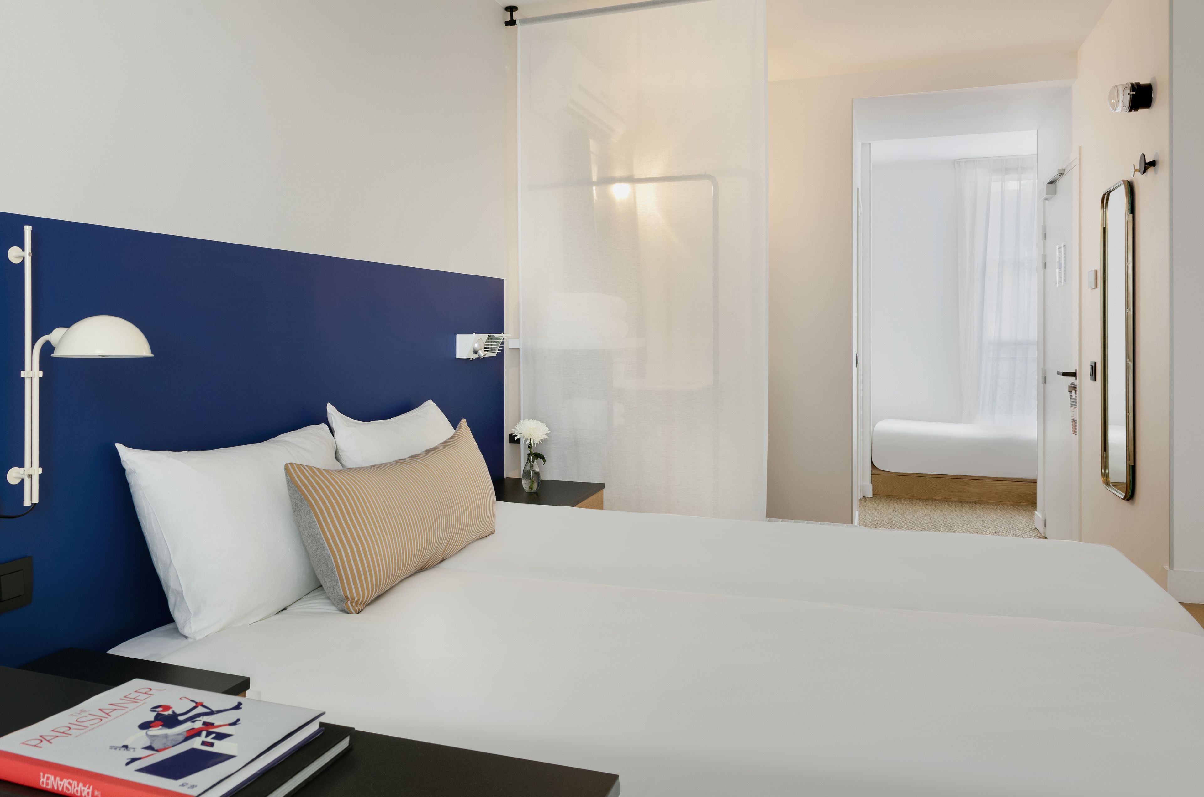 triple room (vue bastille, no elevator) | in-room safe, soundproofing, free cots/infant beds, free wifi