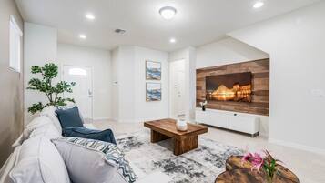 Condo, 5 Bedrooms | Living area | TV