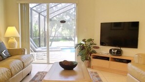 House, 4 Bedrooms | Living room - Southern Dunes - 1414 Park By Fairytale VR (Haines City)