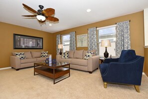 House, Multiple Beds | Living area