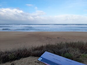 On the beach