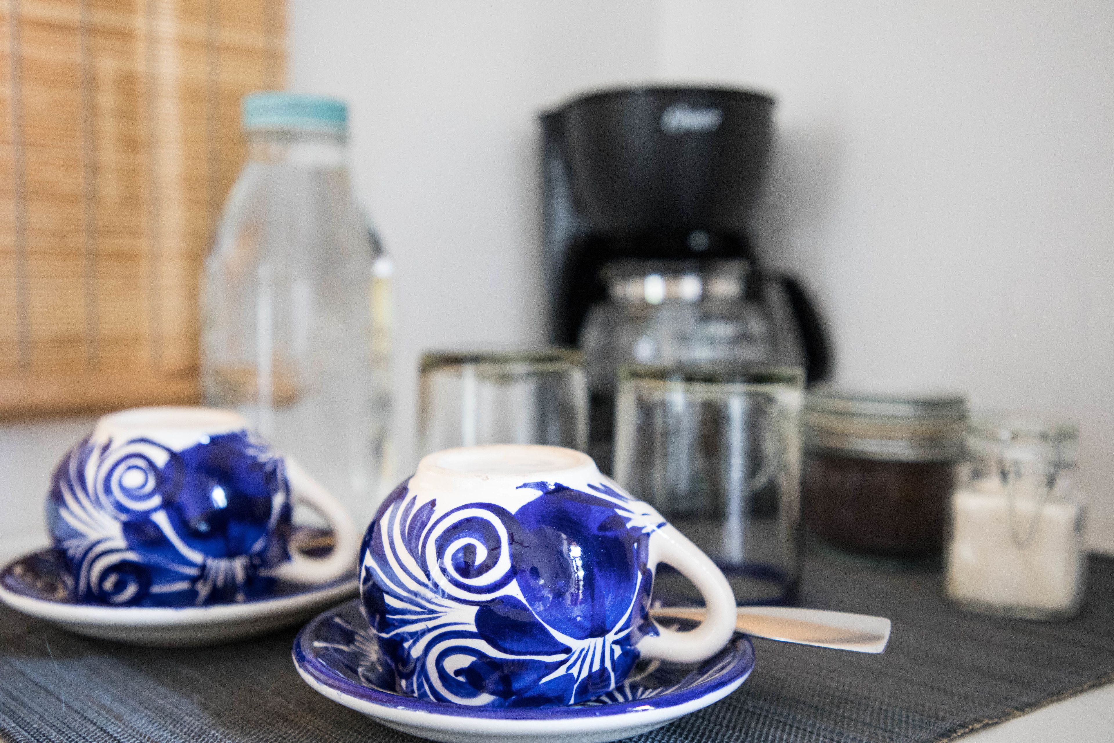 classic room, courtyard view | coffee and/or coffee maker