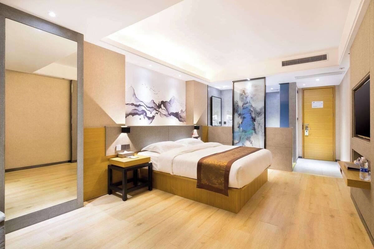 ห้องดีลักซ์, เตียงคิงไซส์ 1 เตียง, ปลอดบุหรี่ | ผ้าปูที่นอน