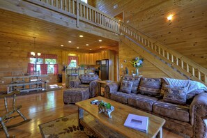 TV, fireplace, DVD player