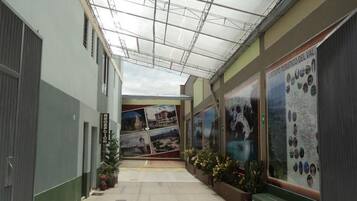 Overnatningsstedets indgangsparti