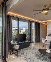 50-英寸液晶电视（配备数码频道）、电视、iPod 基座