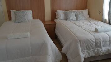 4 bedrooms, iron/ironing board, free WiFi, bed sheets