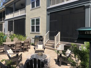 Terrace/patio - Honu Kai of the Cottags at Jekyll Island 3 bedrooms, 3.5 bathrooms (Jekyll Island)
