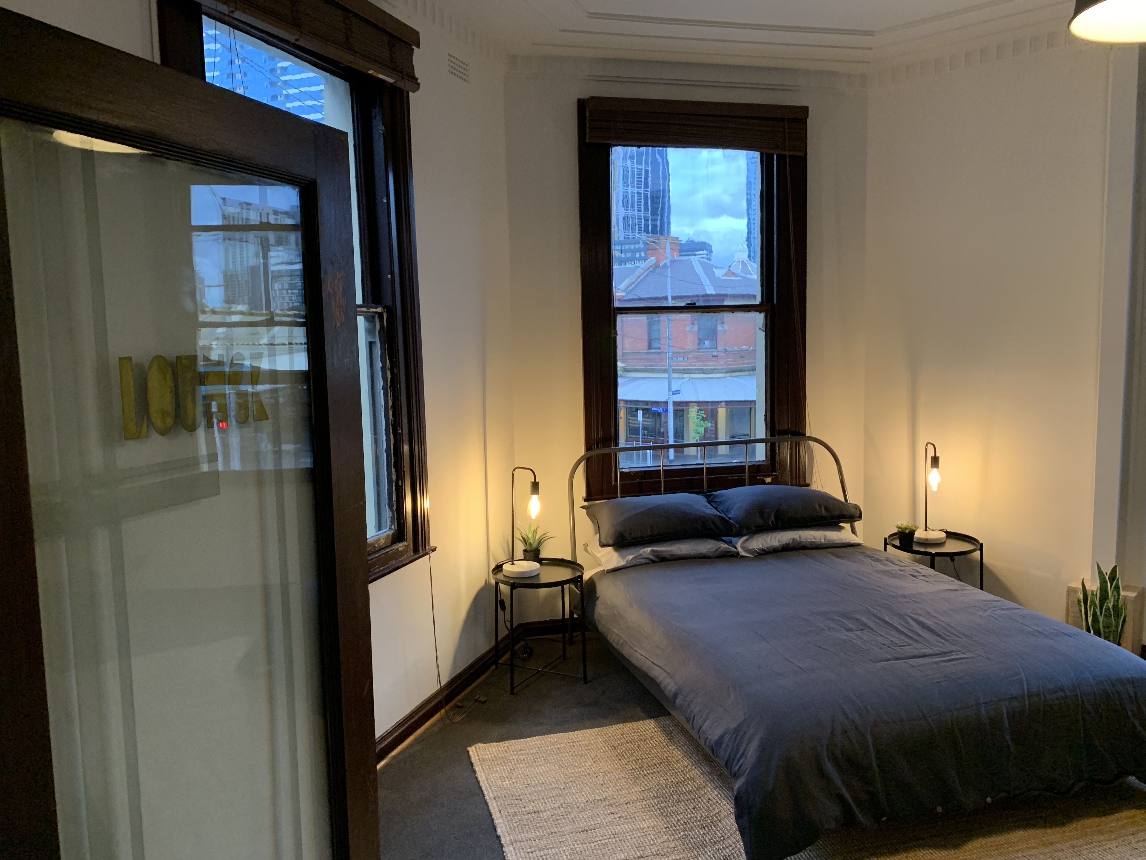 the lounge | premium bedding, individually decorated, individually furnished