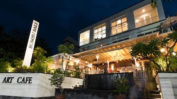Front of property - evening/night