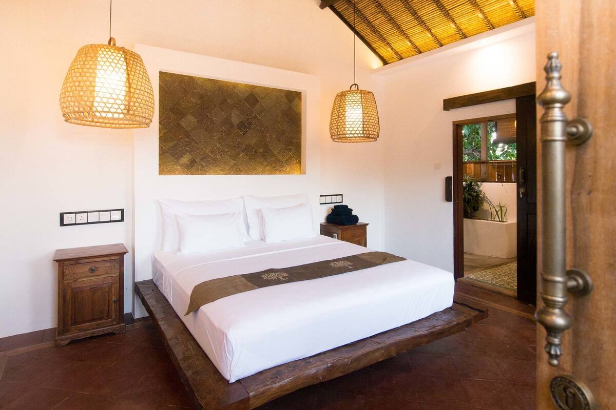 Suíte luxo | 1 quarto, roupas de cama premium, camas com colchões pillow-top