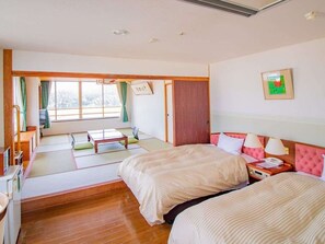 In-room safe, desk, laptop workspace, iron/ironing board