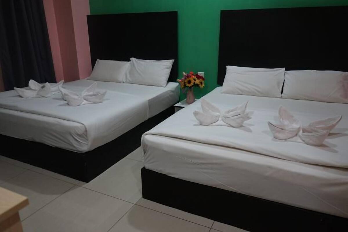 Premium bedding, desk, iron/ironing board, free WiFi