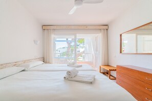 Standard Duplex, 2 Bedrooms | 2 bedrooms, in-room safe, desk, iron/ironing board - Atlas Apartments Ibiza (Santa Eulalia del Rio)