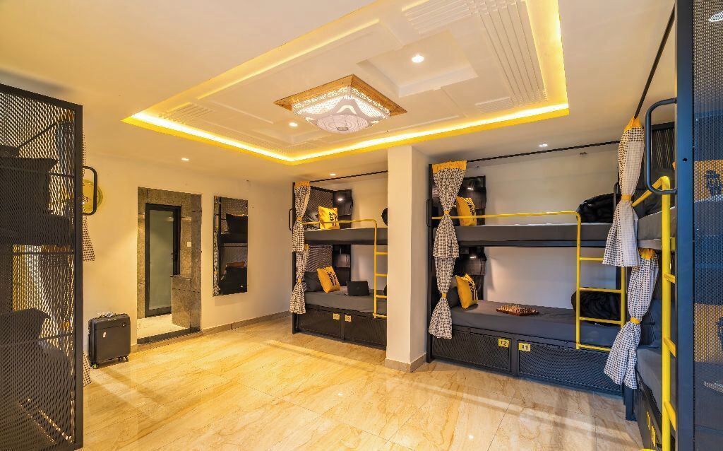 Gemeinsamer Basic-Schlafsaal | Laptopgeeigneter Arbeitsplatz, schallisolierte Zimmer, kostenloses WLAN