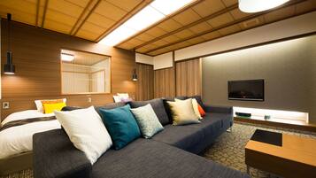 Japanese-Western Style Corner Room, Non Smoking, Non-hot Spring, Indoor Bath | In-room safe, free WiFi