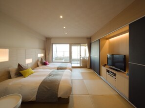 Traditional Twin Room, Non Smoking (SORA, JP-Style, Open-Air Hot Spring B) | In-room safe, free WiFi - Bansyoukaku Shikishima (Ureshino)
