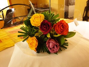 Desk, blackout curtains, rollaway beds, free WiFi