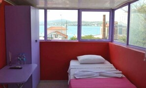 Standard Triple Room, City View | Free WiFi, bed sheets - Antikhan Hotel (Ayvalik)