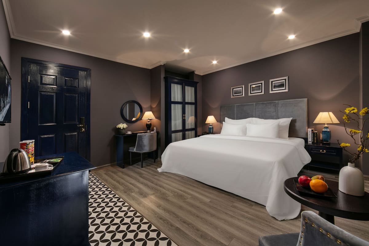 1 habitación, edredón, camas con efecto memoria y minibar