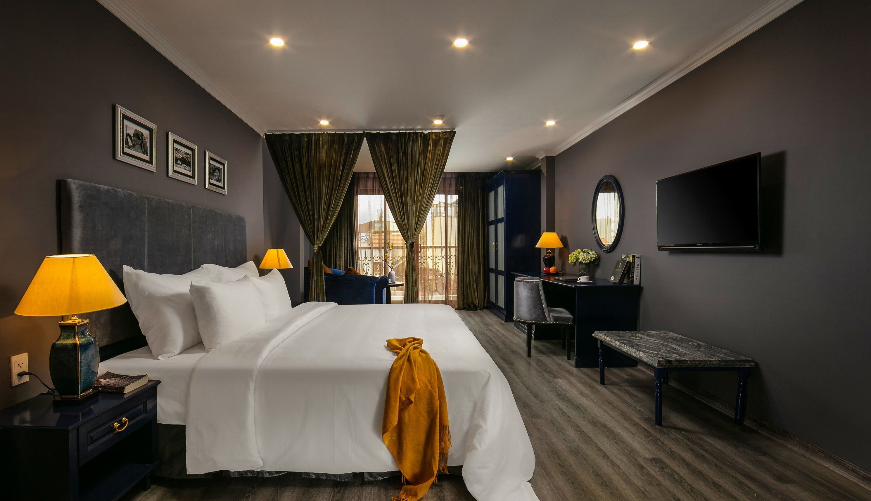 matilda vip balcony | down duvets, memory-foam beds, minibar, in-room safe