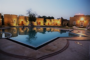 Front of property – evening/night