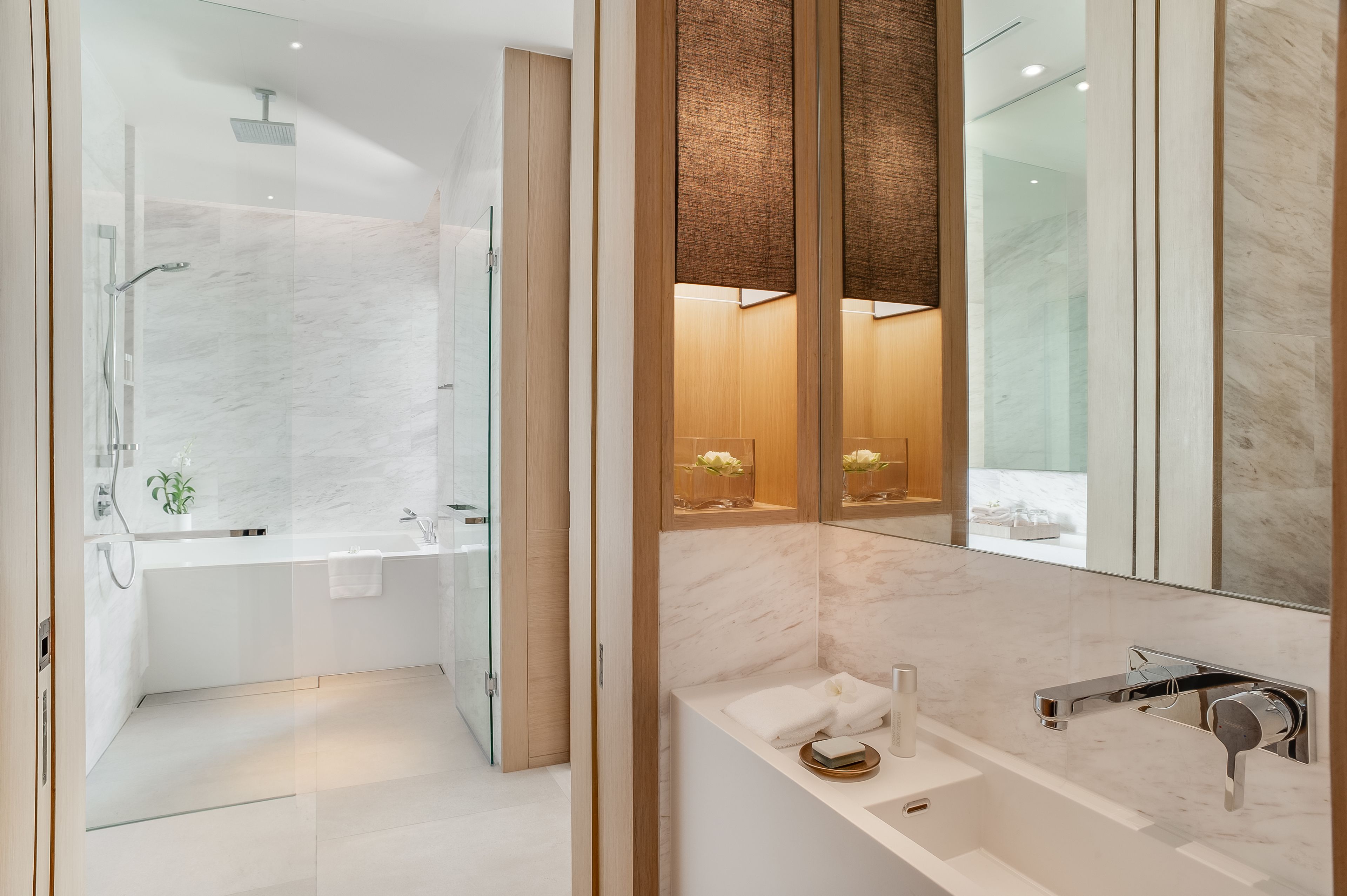 free toiletries, hair dryer, bathrobes, slippers