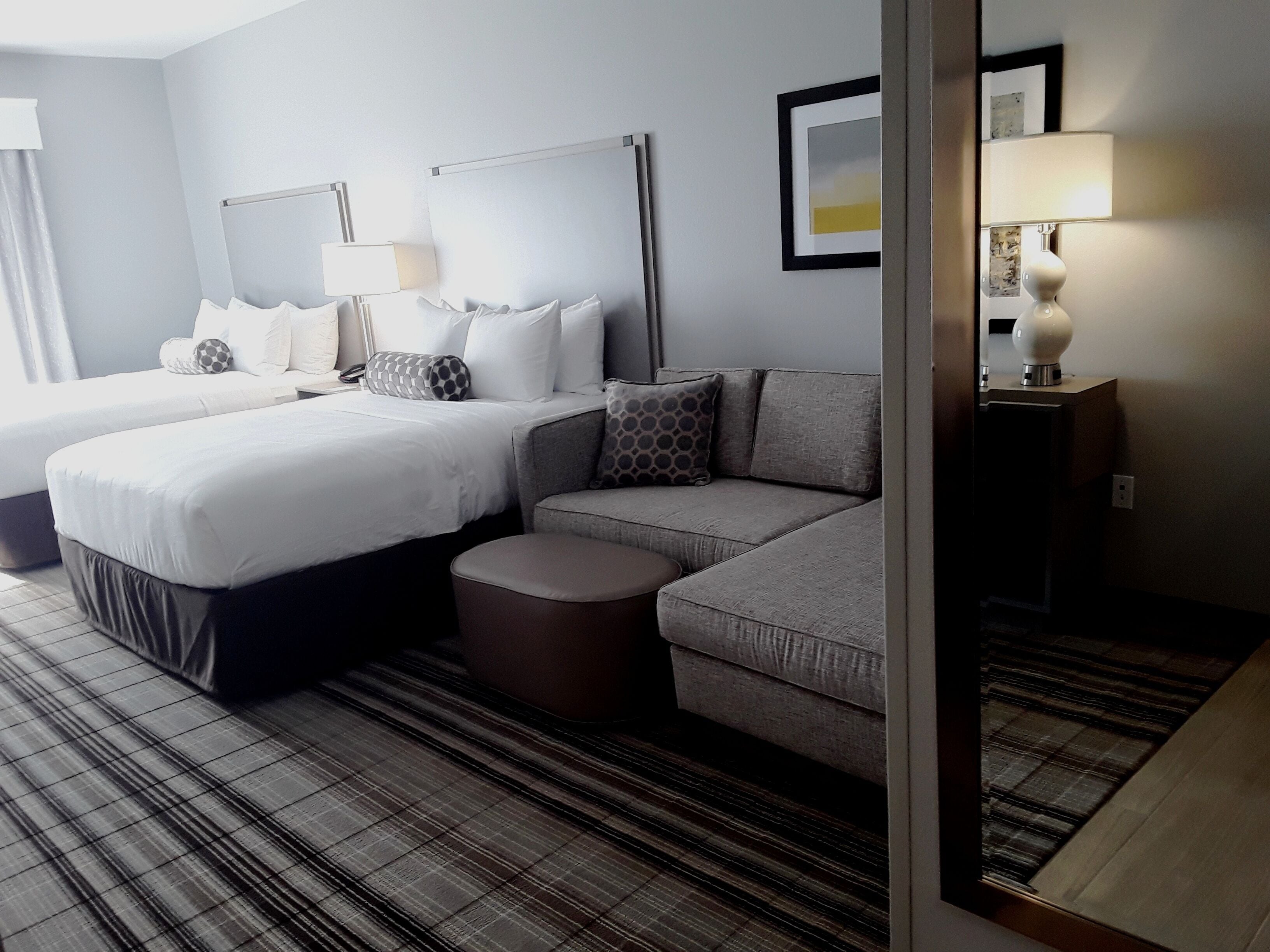 hypo-allergenic bedding, pillow-top beds, in-room safe