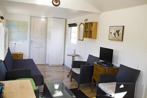 Cabin | Living area | Flat-screen TV, DVD player - Holiday Home Sundslätt (Urshult)