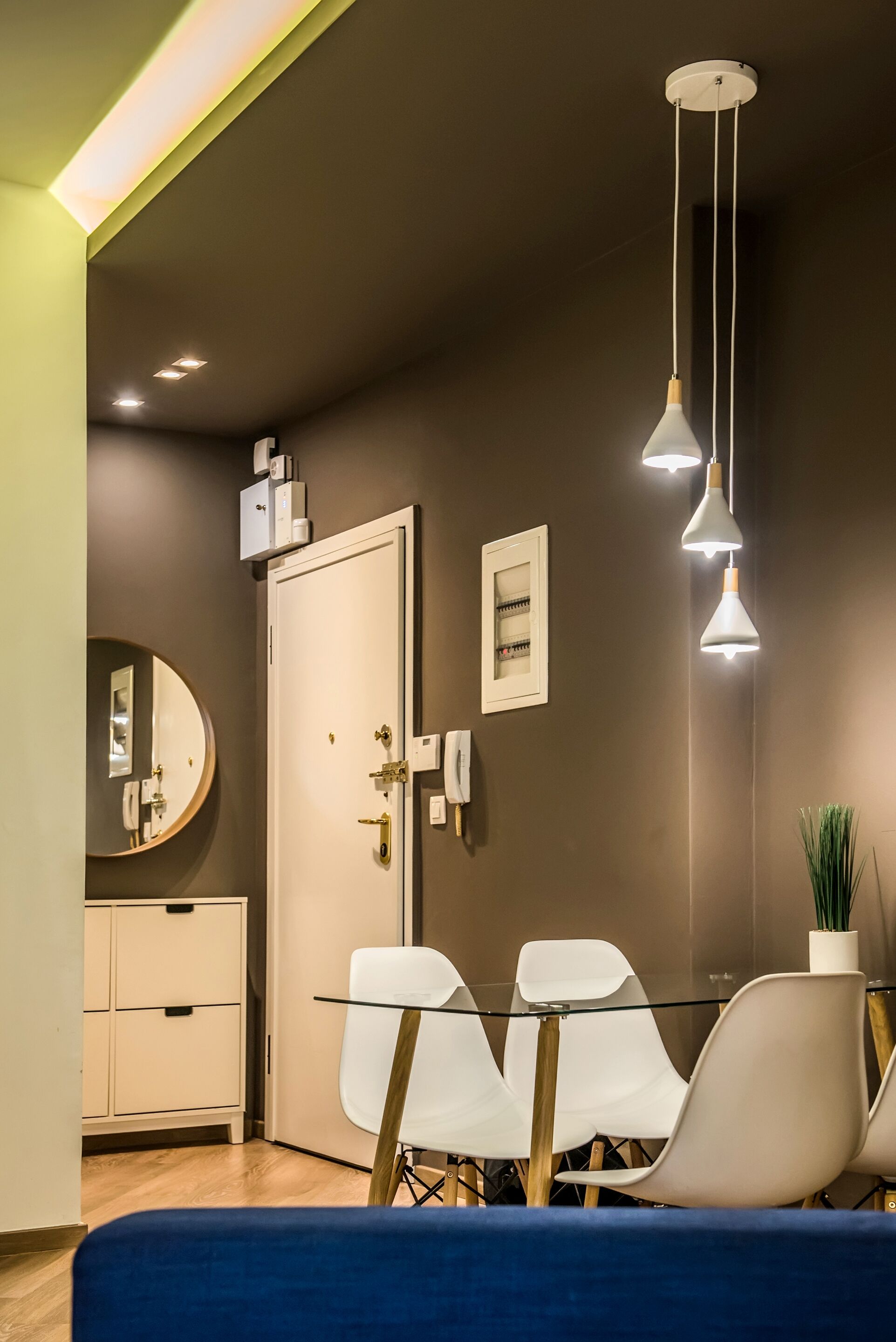 City appartement, 2 slaapkamers | Woonkamer | Flatscreentelevisie en Netflix