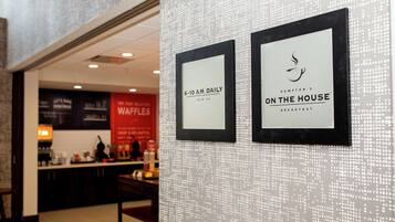 Free daily buffet breakfast