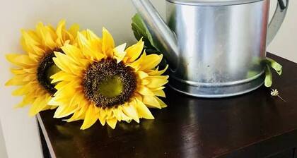 Sunflower Cottage - relax with spa bath and fireplace