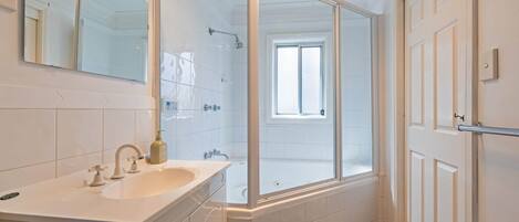 Bathroom with spa bath